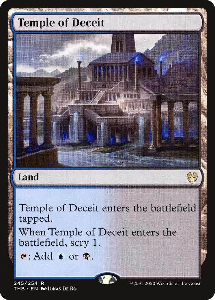Image for Temple of Deceit (245) [Theros Beyond Death] - Magic: The Gathering