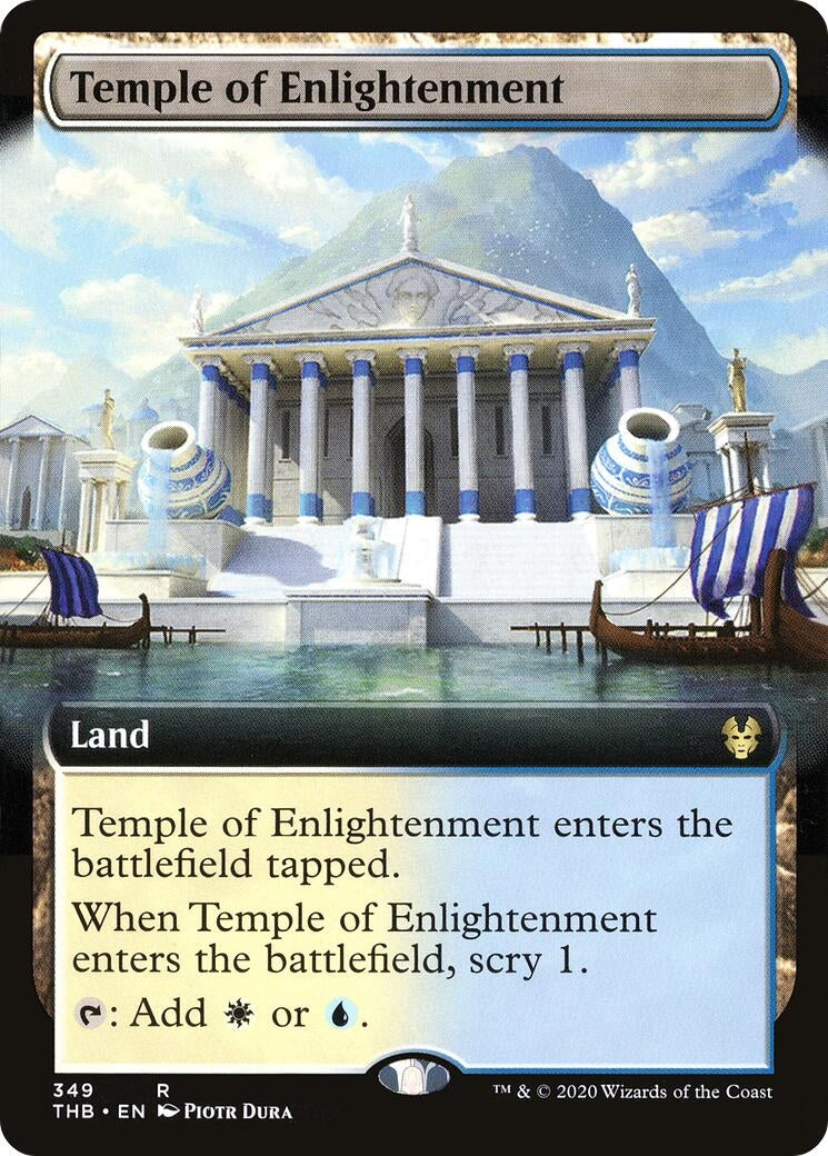 Image for Temple of Enlightenment (Extended Art) (349) [Theros Beyond Death] - Magic: The Gathering