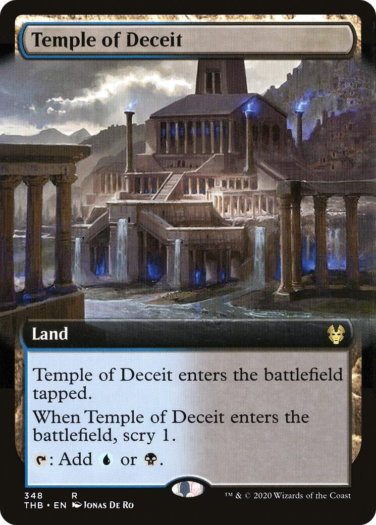 Image for Temple of Deceit (Extended Art) (348) [Theros Beyond Death] - Magic: The Gathering