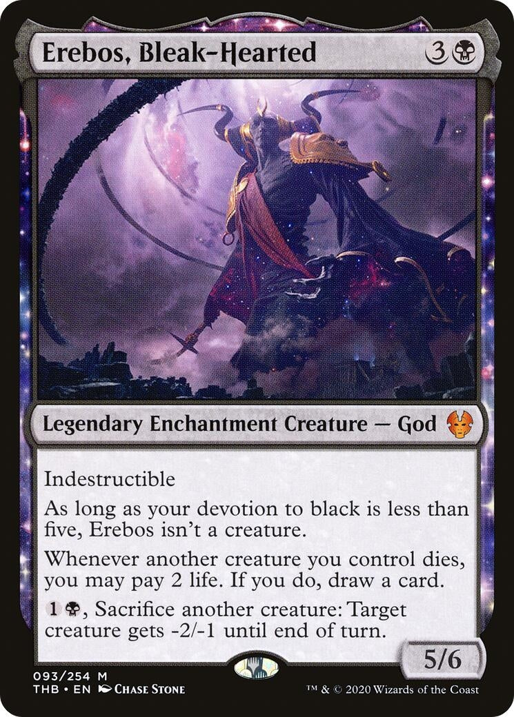 Image for Erebos, Bleak-Hearted (93) [Theros Beyond Death] - Magic: The Gathering