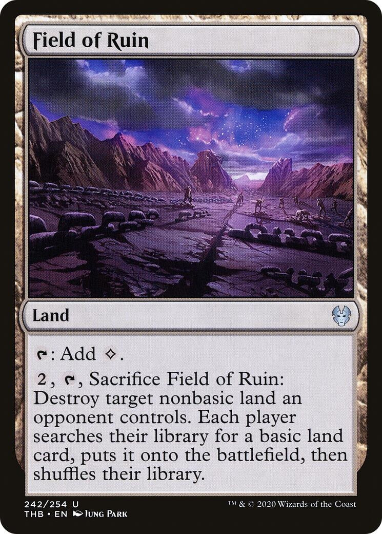Image for Field of Ruin (242) [Theros Beyond Death] - Magic: The Gathering
