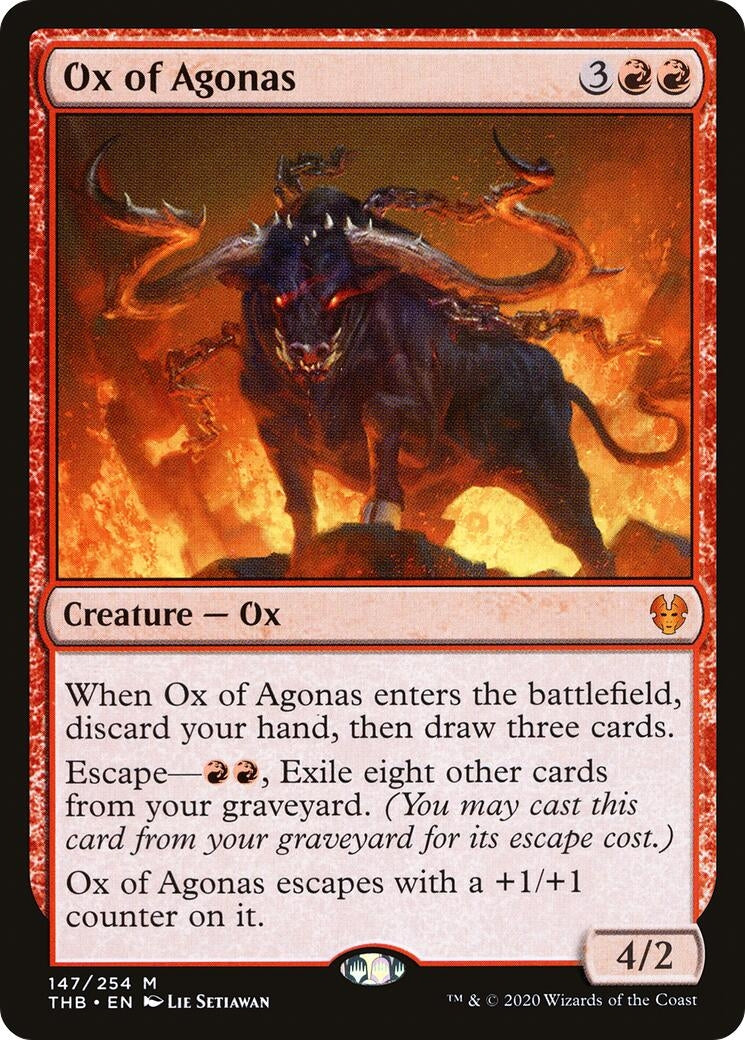 Image for Ox of Agonas (147) [Theros Beyond Death] - Magic: The Gathering