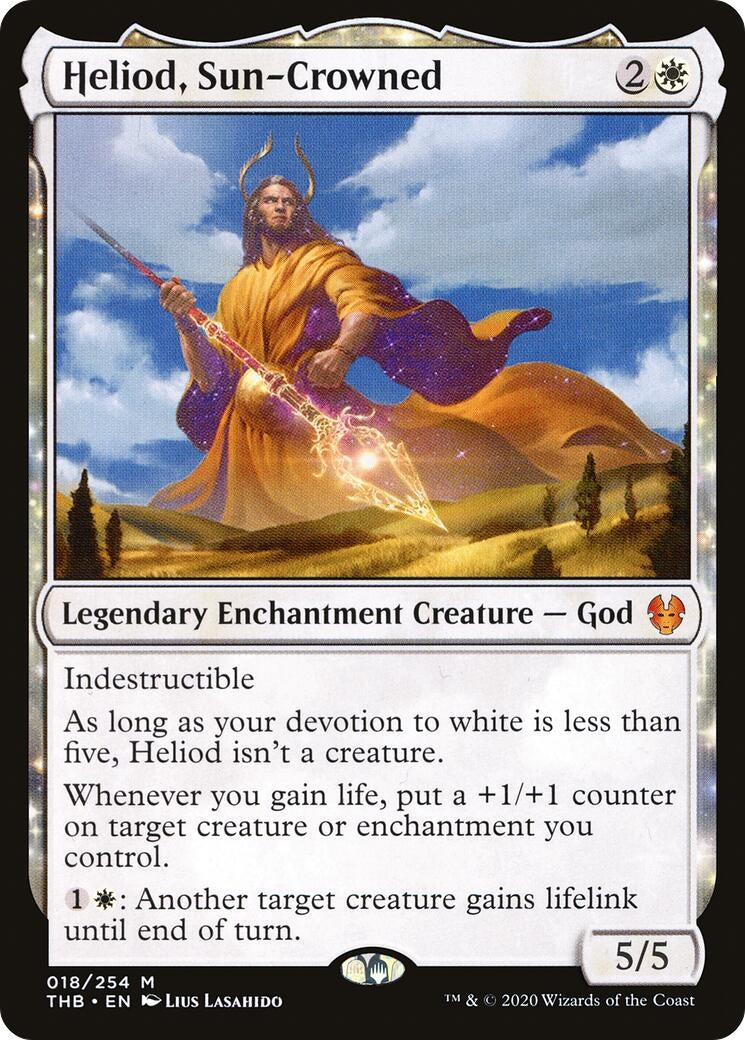 Image for Heliod, Sun-Crowned (18) [Theros Beyond Death] - Magic: The Gathering