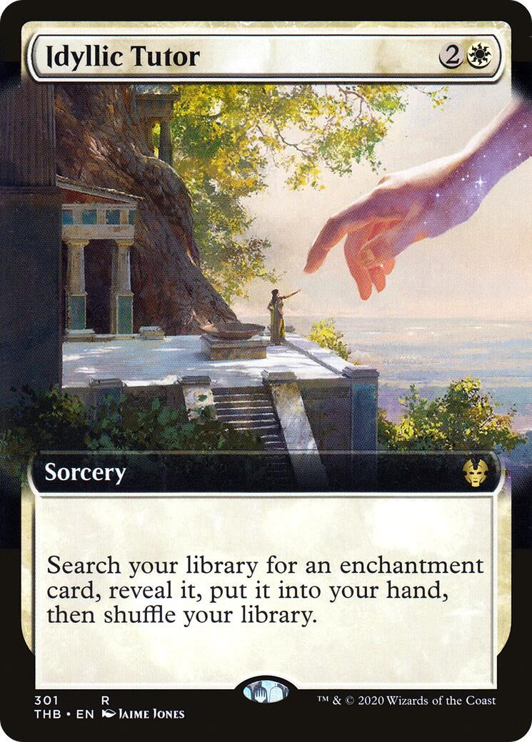 Image for Idyllic Tutor (Extended Art) (301) [Theros Beyond Death] - Magic: The Gathering