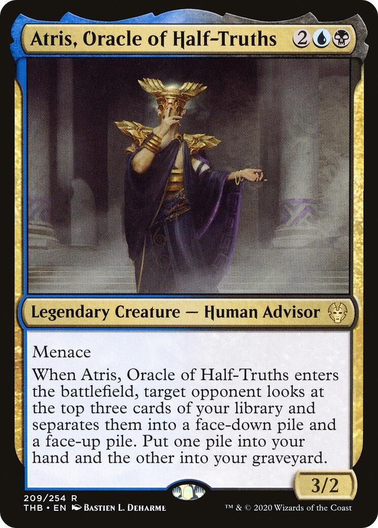 Image for Atris, Oracle of Half-Truths (209) [Theros Beyond Death] - Magic: The Gathering