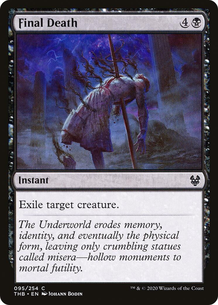 Image for Final Death (95) [Theros Beyond Death] - Magic: The Gathering