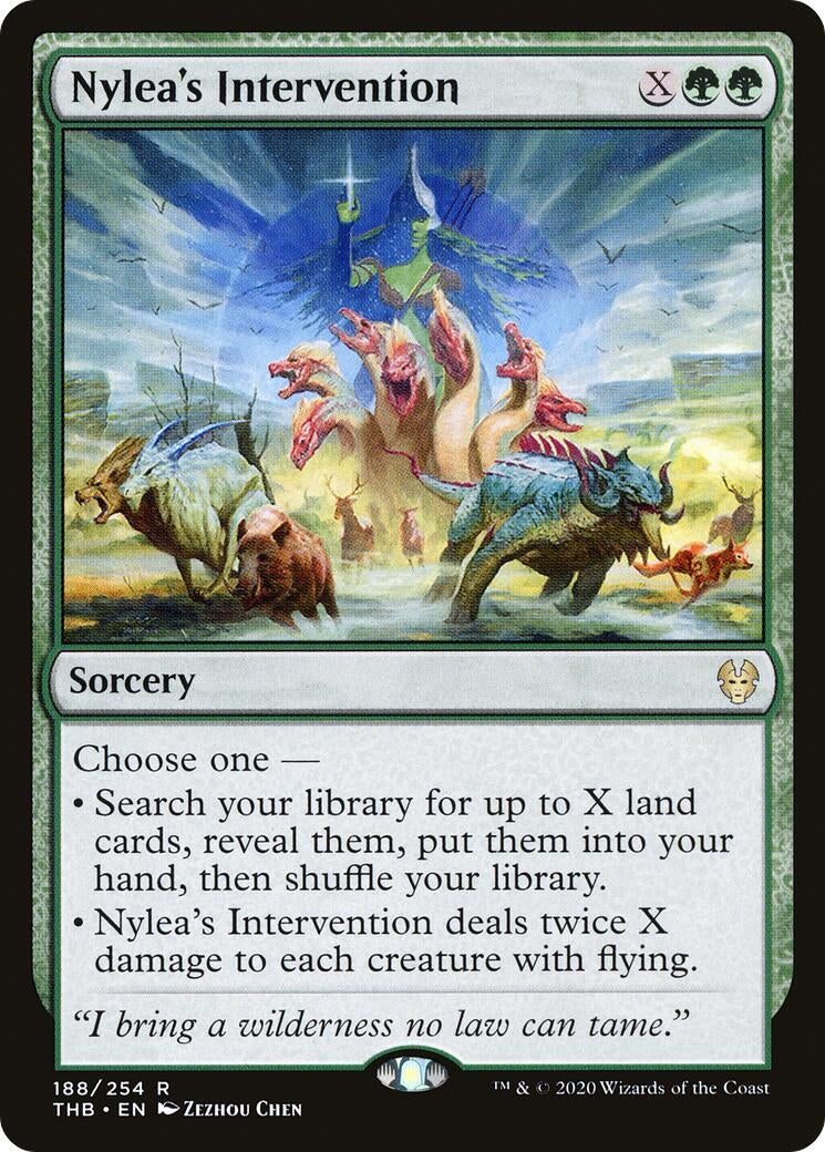 Image for Nylea's Intervention (188) [Theros Beyond Death] - Magic: The Gathering