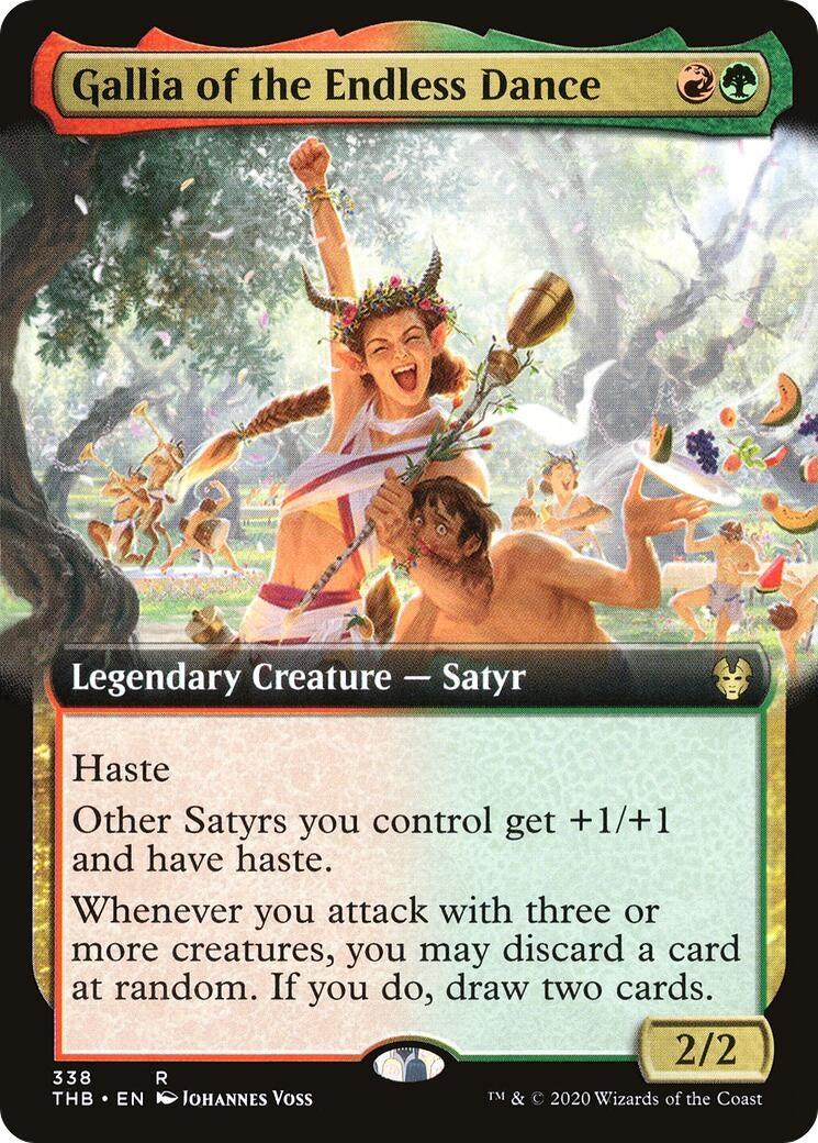 Image for Gallia of the Endless Dance (Extended Art) (338) [Theros Beyond Death] - Magic: The Gathering