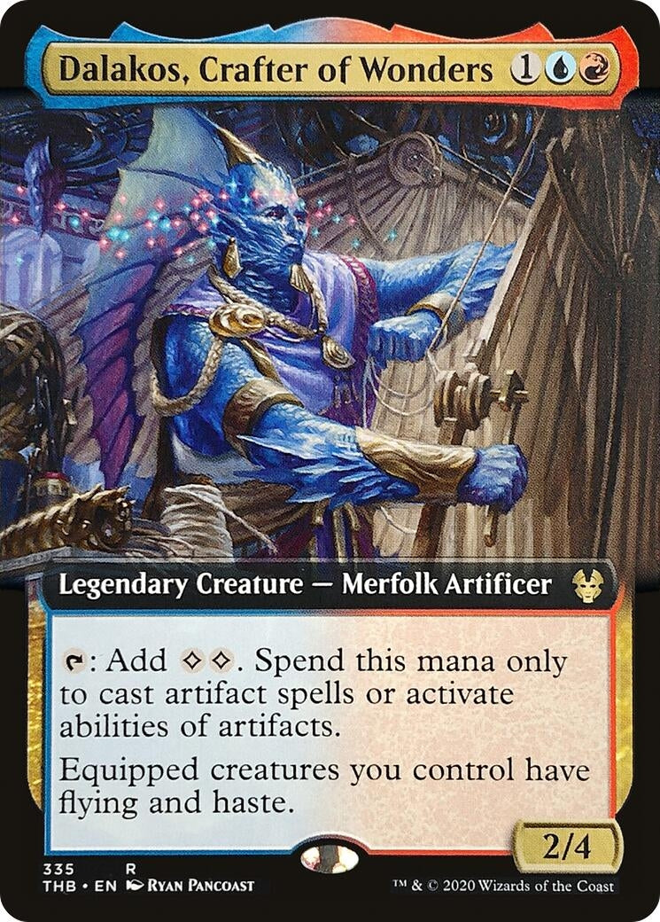 Image for Dalakos, Crafter of Wonders (Extended Art) (335) [Theros Beyond Death] - Magic: The Gathering