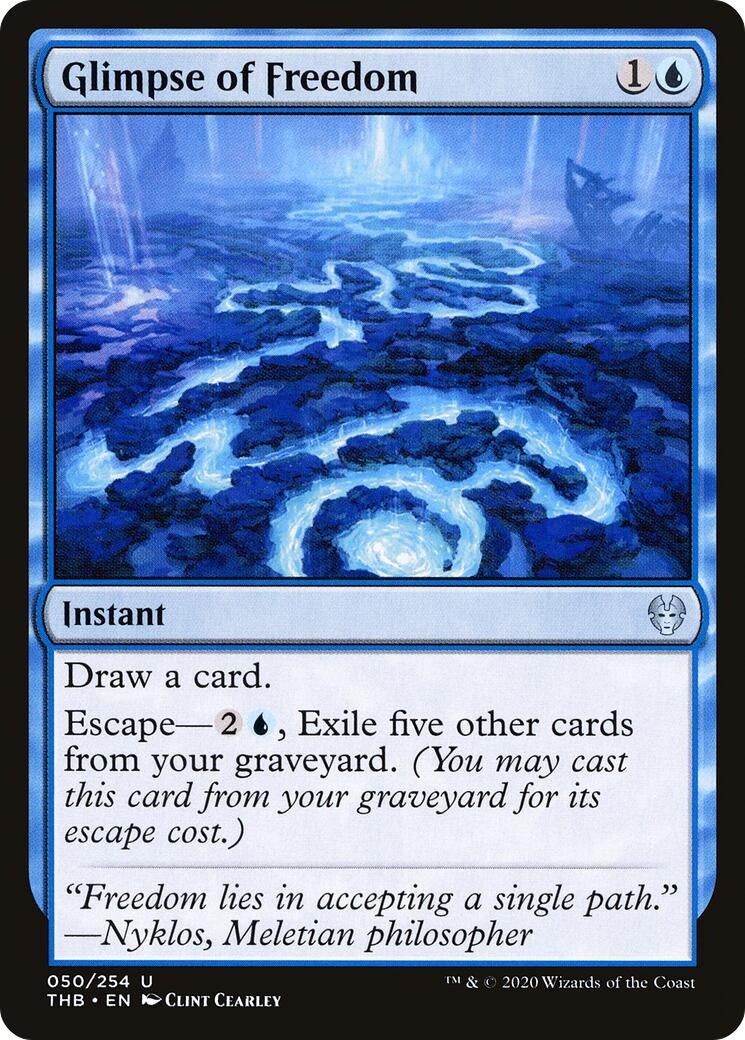 Image for Glimpse of Freedom (50) [Theros Beyond Death] - Magic: The Gathering