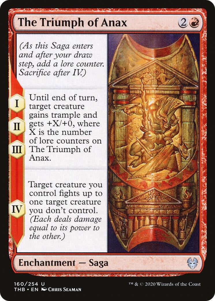 Image for The Triumph of Anax (160) [Theros Beyond Death] - Magic: The Gathering