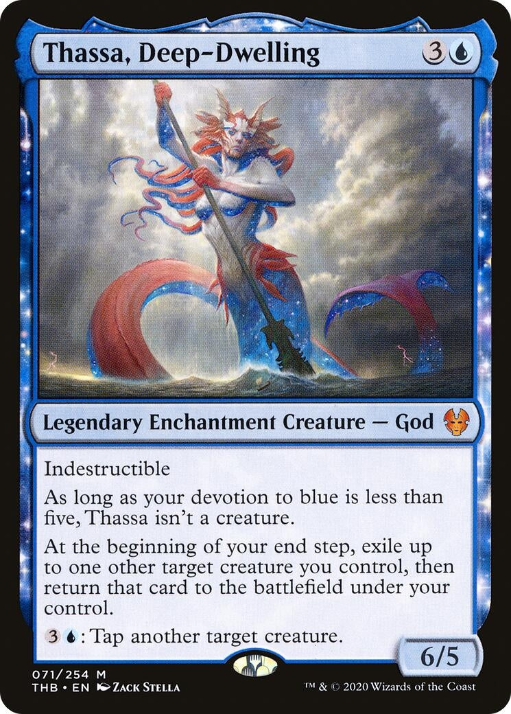Image for Thassa, Deep-Dwelling (71) [Theros Beyond Death] - Magic: The Gathering
