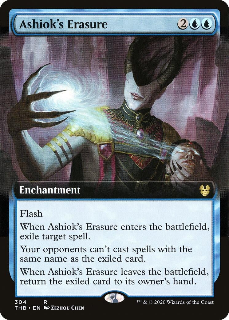 Image for Ashiok's Erasure (Extended Art) (304) [Theros Beyond Death] - Magic: The Gathering