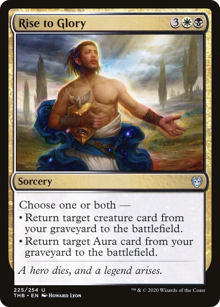 Image for Rise to Glory (225) [Theros Beyond Death] - Magic: The Gathering