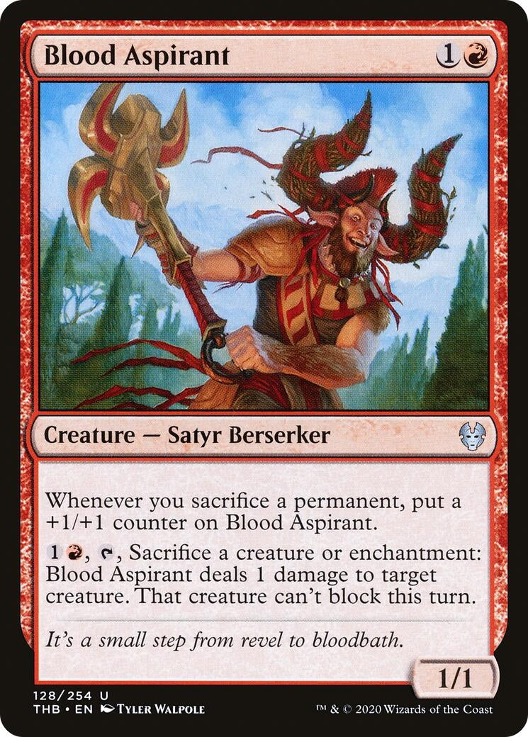 Image for Blood Aspirant (128) [Theros Beyond Death] - Magic: The Gathering