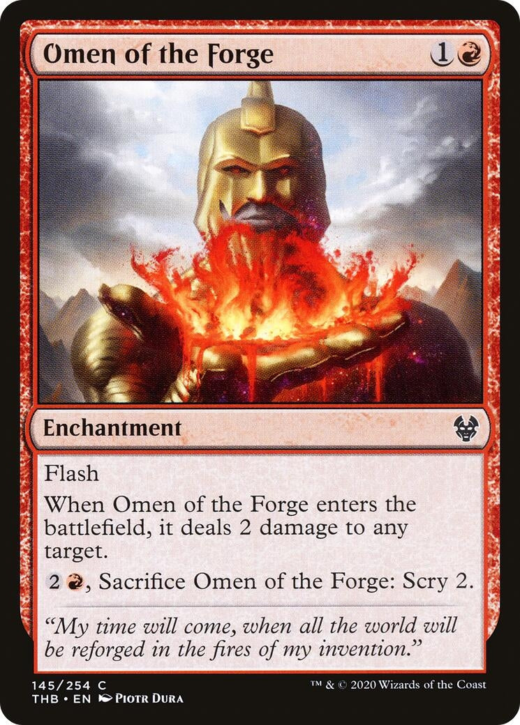Image for Omen of the Forge (145) [Theros Beyond Death] - Magic: The Gathering
