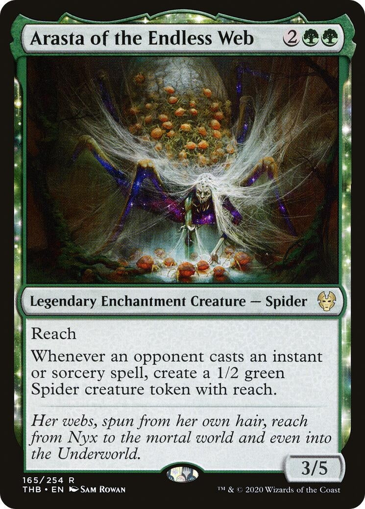 Image for Arasta of the Endless Web (165) [Theros Beyond Death] - Magic: The Gathering