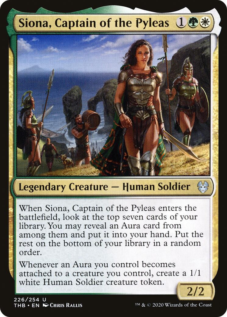 Image for Siona, Captain of the Pyleas (226) [Theros Beyond Death] - Magic: The Gathering