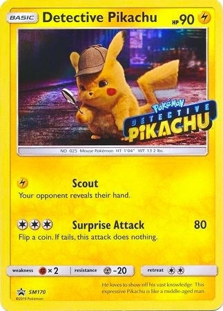 Image for Detective Pikachu - SM170 (Stamped) (SM170) [SM Promos] - Pokemon