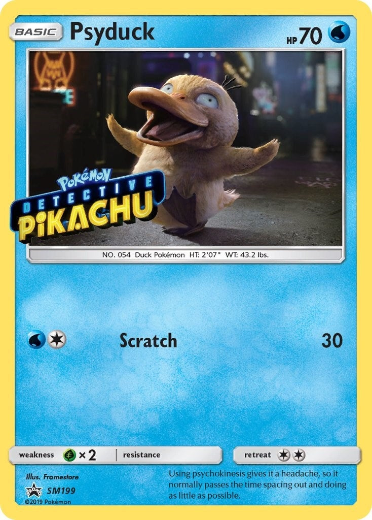 Image for Psyduck - SM199 (Detective Pikachu Stamped) (SM199) [SM Promos] - Pokemon