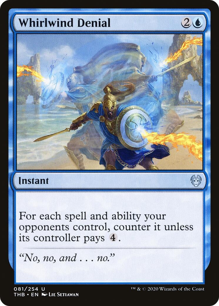 Image for Whirlwind Denial (81) [Theros Beyond Death] - Magic: The Gathering
