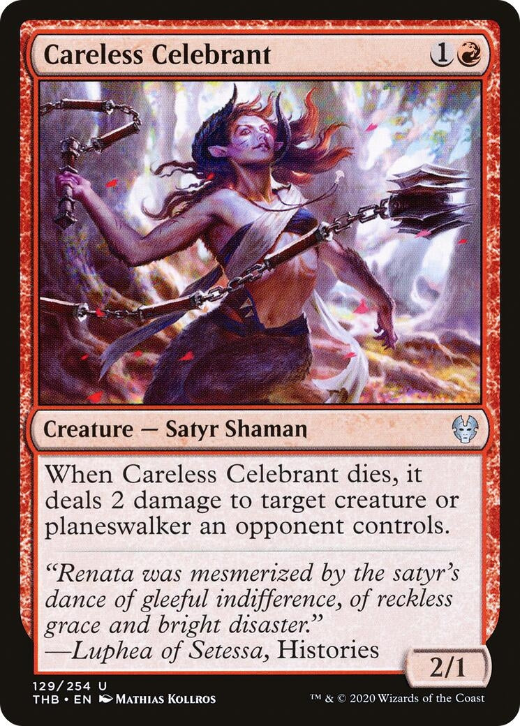 Image for Careless Celebrant (129) [Theros Beyond Death] - Magic: The Gathering