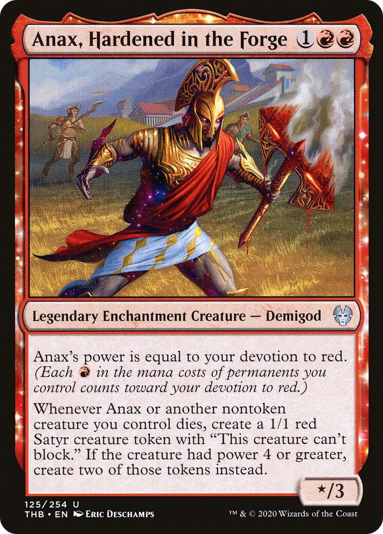Image for Anax, Hardened in the Forge (125) [Theros Beyond Death] - Magic: The Gathering