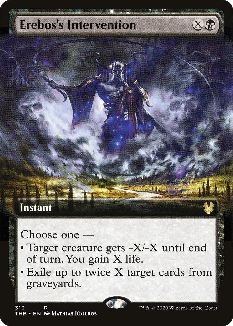 Image for Erebos's Intervention (Extended Art) (313) [Theros Beyond Death] - Magic: The Gathering