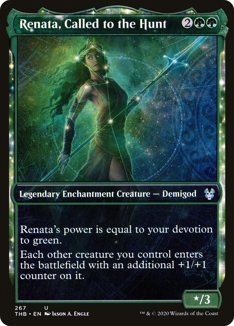 Image for Renata, Called to the Hunt (Showcase) (267) [Theros Beyond Death] - Magic: The Gathering