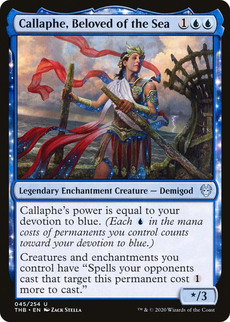 Image for Callaphe, Beloved of the Sea (45) [Theros Beyond Death] - Magic: The Gathering
