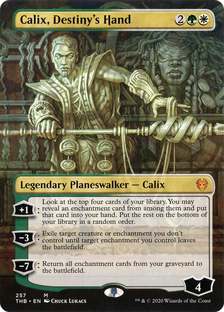 Image for Calix, Destiny's Hand (Borderless) (257) [Theros Beyond Death] - Magic: The Gathering
