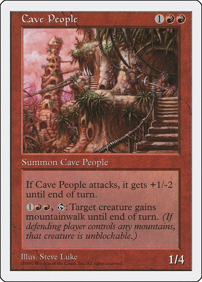 Image for Cave People [Fifth Edition] - Magic: The Gathering