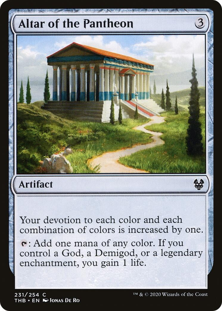 Image for Altar of the Pantheon (231) [Theros Beyond Death] - Magic: The Gathering