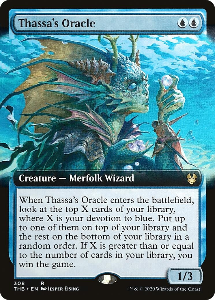 Image for Thassa's Oracle (Extended Art) (308) [Theros Beyond Death] - Magic: The Gathering