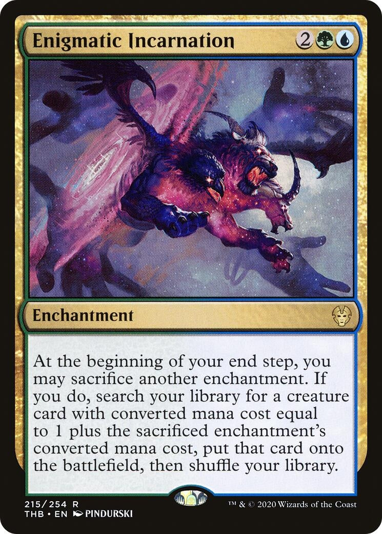 Image for Enigmatic Incarnation (215) [Theros Beyond Death] - Magic: The Gathering