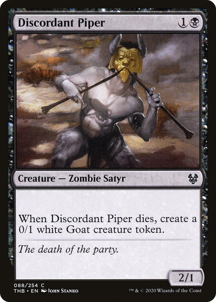 Image for Discordant Piper (88) [Theros Beyond Death] - Magic: The Gathering