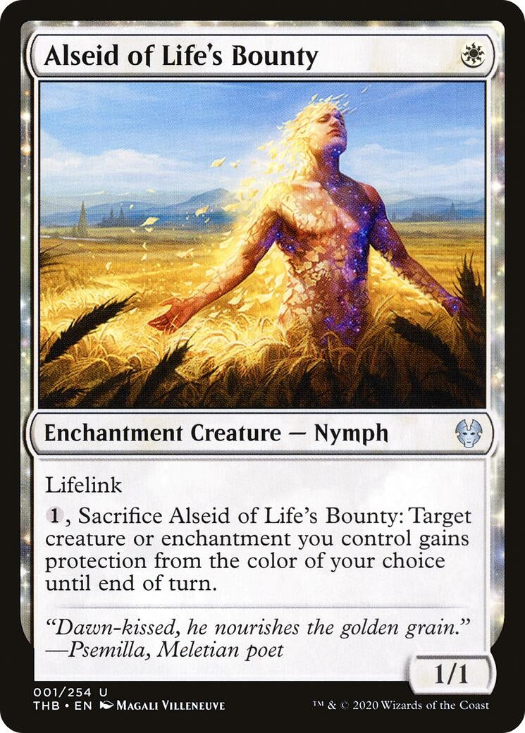 Image for Alseid of Life's Bounty (1) [Theros Beyond Death] - Magic: The Gathering
