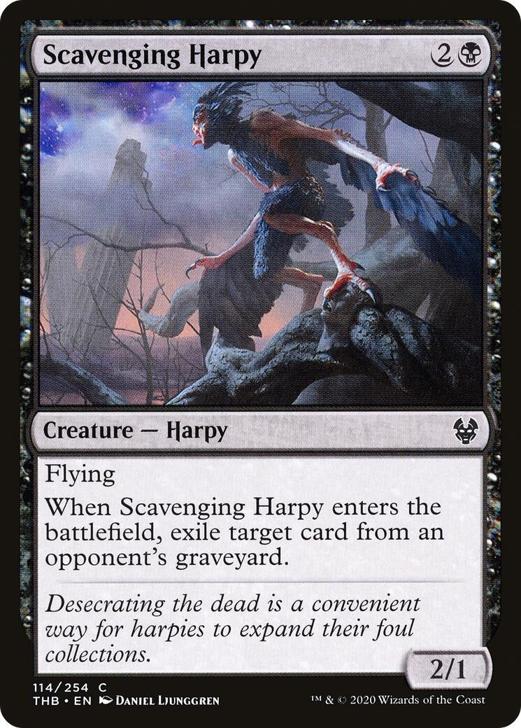 Image for Scavenging Harpy (114) [Theros Beyond Death] - Magic: The Gathering