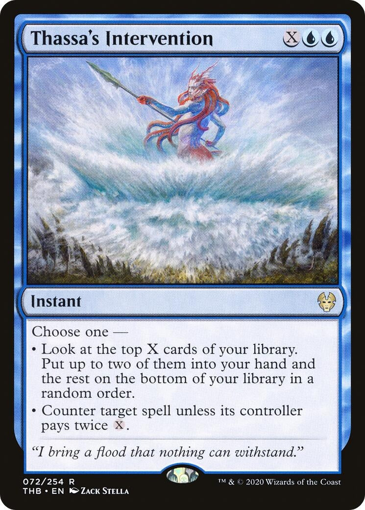 Image for Thassa's Intervention (72) [Theros Beyond Death] - Magic: The Gathering