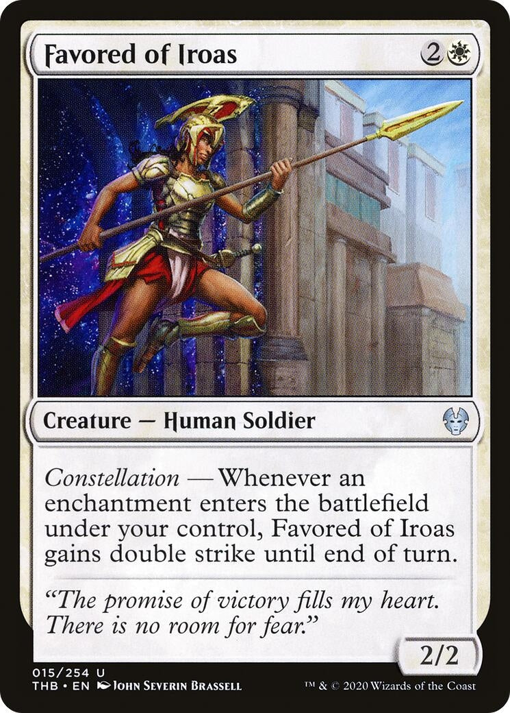 Image for Favored of Iroas (15) [Theros Beyond Death] - Magic: The Gathering