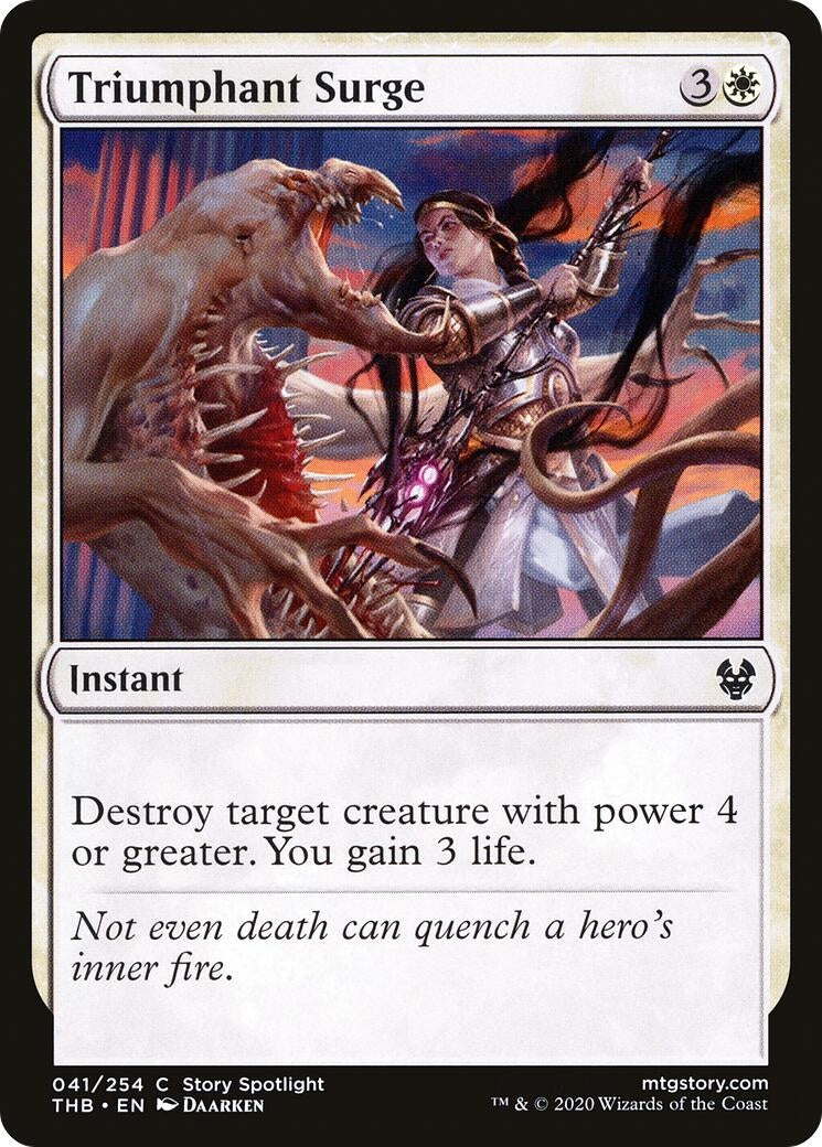 Image for Triumphant Surge (41) [Theros Beyond Death] - Magic: The Gathering
