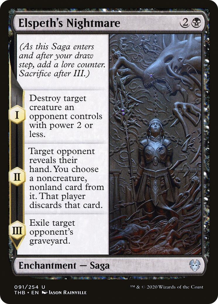 Image for Elspeth's Nightmare (91) [Theros Beyond Death] - Magic: The Gathering