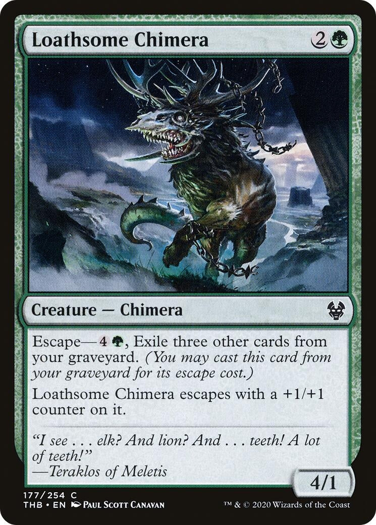 Image for Loathsome Chimera (177) [Theros Beyond Death] - Magic: The Gathering