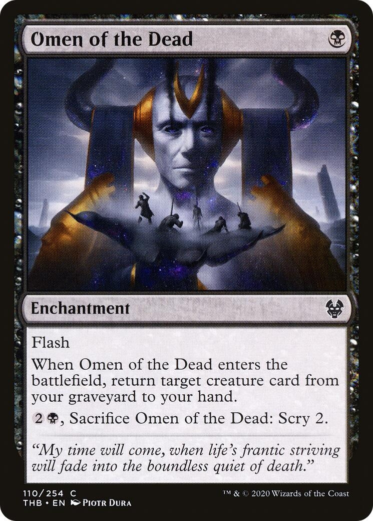 Image for Omen of the Dead (110) [Theros Beyond Death] - Magic: The Gathering