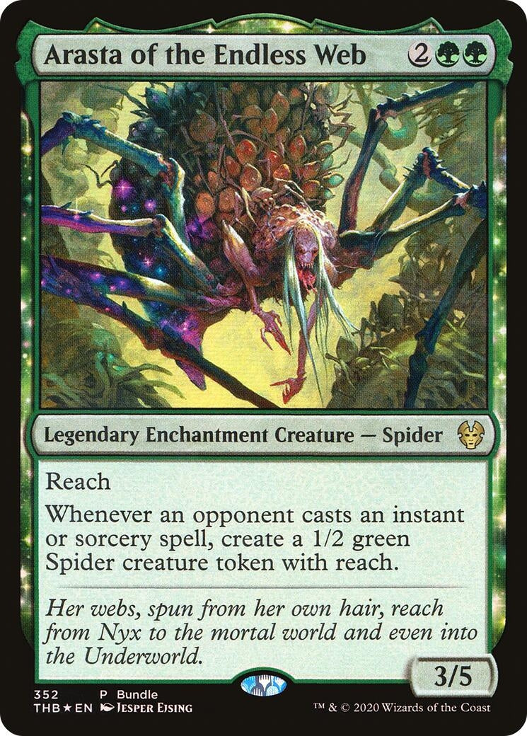Image for Arasta of the Endless Web (352) [Unique and Miscellaneous Promos] - Magic: The Gathering