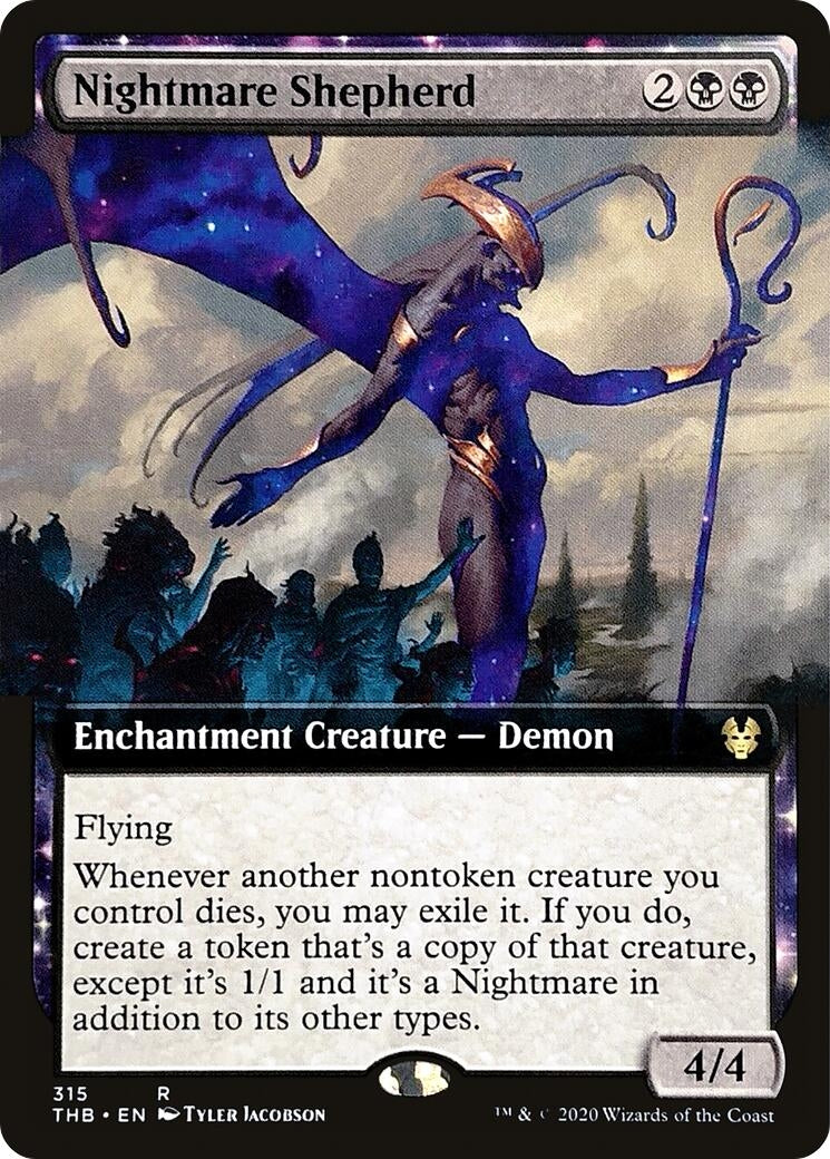 Image for Nightmare Shepherd (Extended Art) (315) [Theros Beyond Death] - Magic: The Gathering