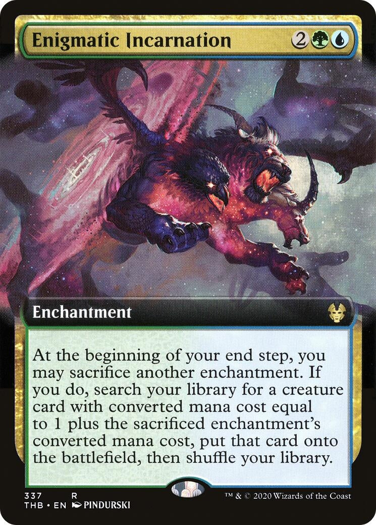 Image for Enigmatic Incarnation (Extended Art) (337) [Theros Beyond Death] - Magic: The Gathering