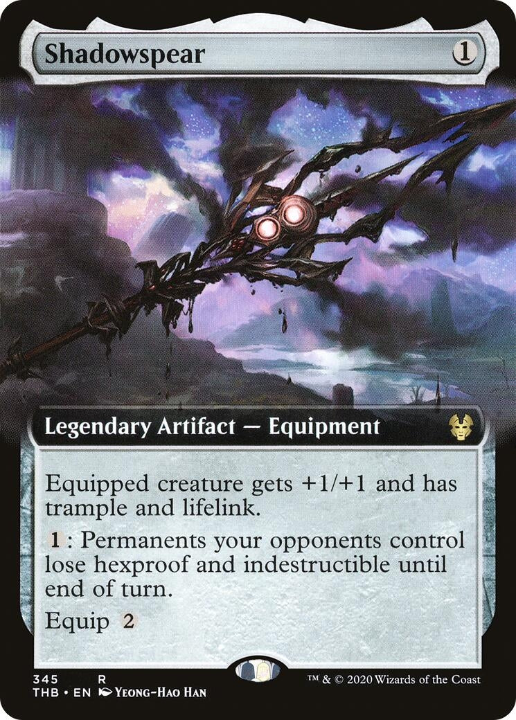 Image for Shadowspear (Extended Art) (345) [Theros Beyond Death] - Magic: The Gathering