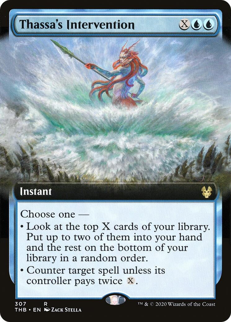 Image for Thassa's Intervention (Extended Art) (307) [Theros Beyond Death] - Magic: The Gathering