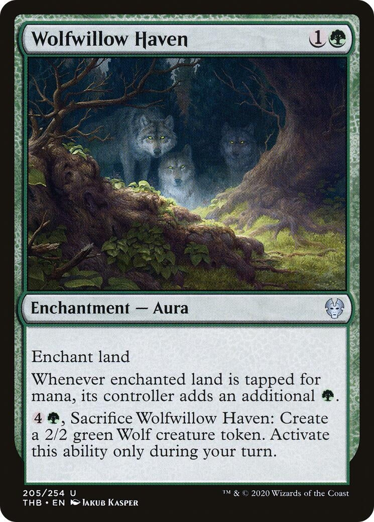 Image for Wolfwillow Haven (205) [Theros Beyond Death] - Magic: The Gathering